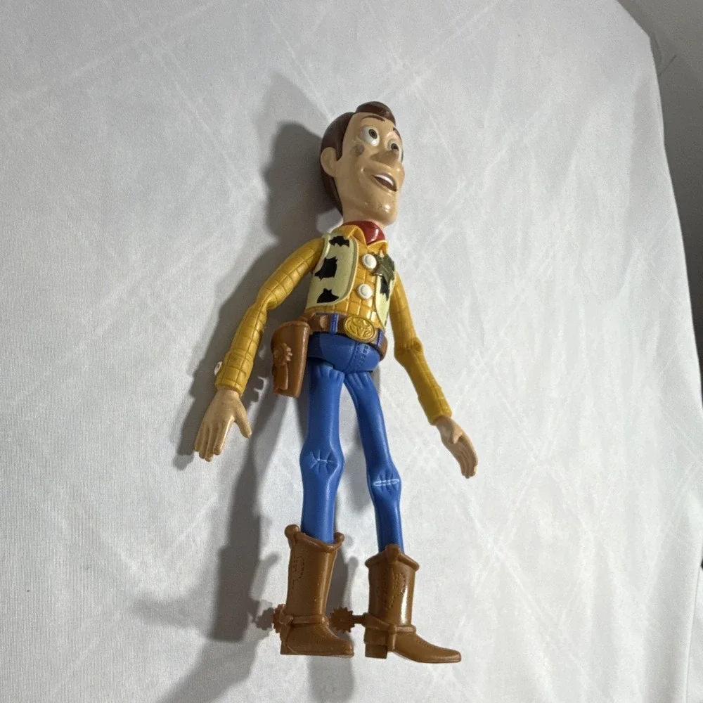 Disney Pixar Toy Story Woody Plastic Action Figure with Holster Movie Theme